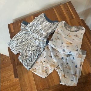 Size 4T organic pajama burt bee